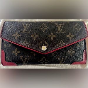 Louis Vuitton-Monogram Canvas Sarah Retiro Wallet